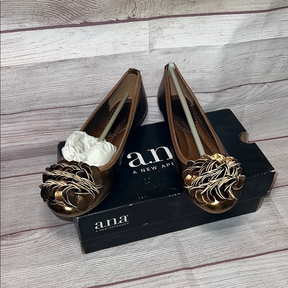 a.n.a Bronze with Elegant Design Sz 7